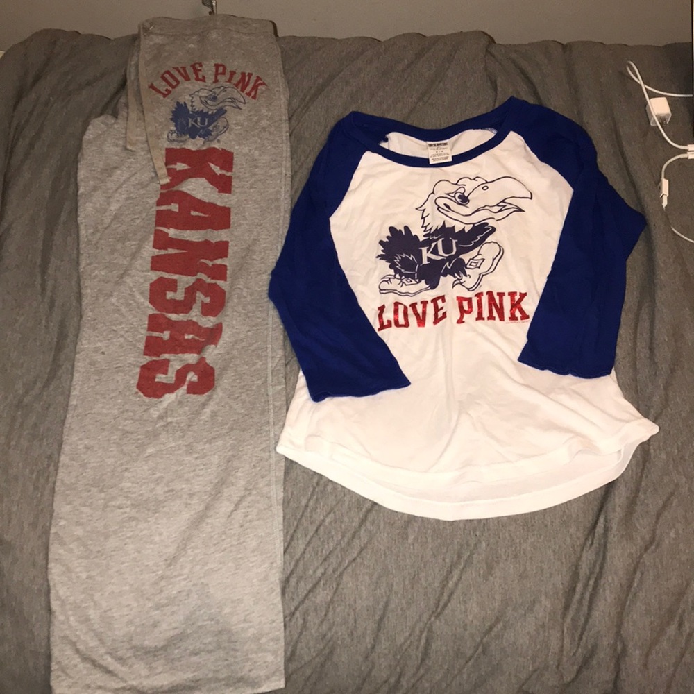 Victoria’s Secret Kansas University Lounge Set